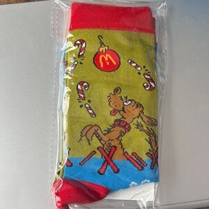 McDonald’s grinch socks 2025